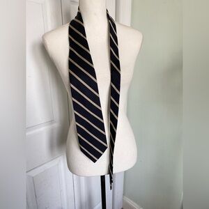 Vintage Designer Monsieur Givenchy Silk Tie Mad Men 70s Stylish Tie